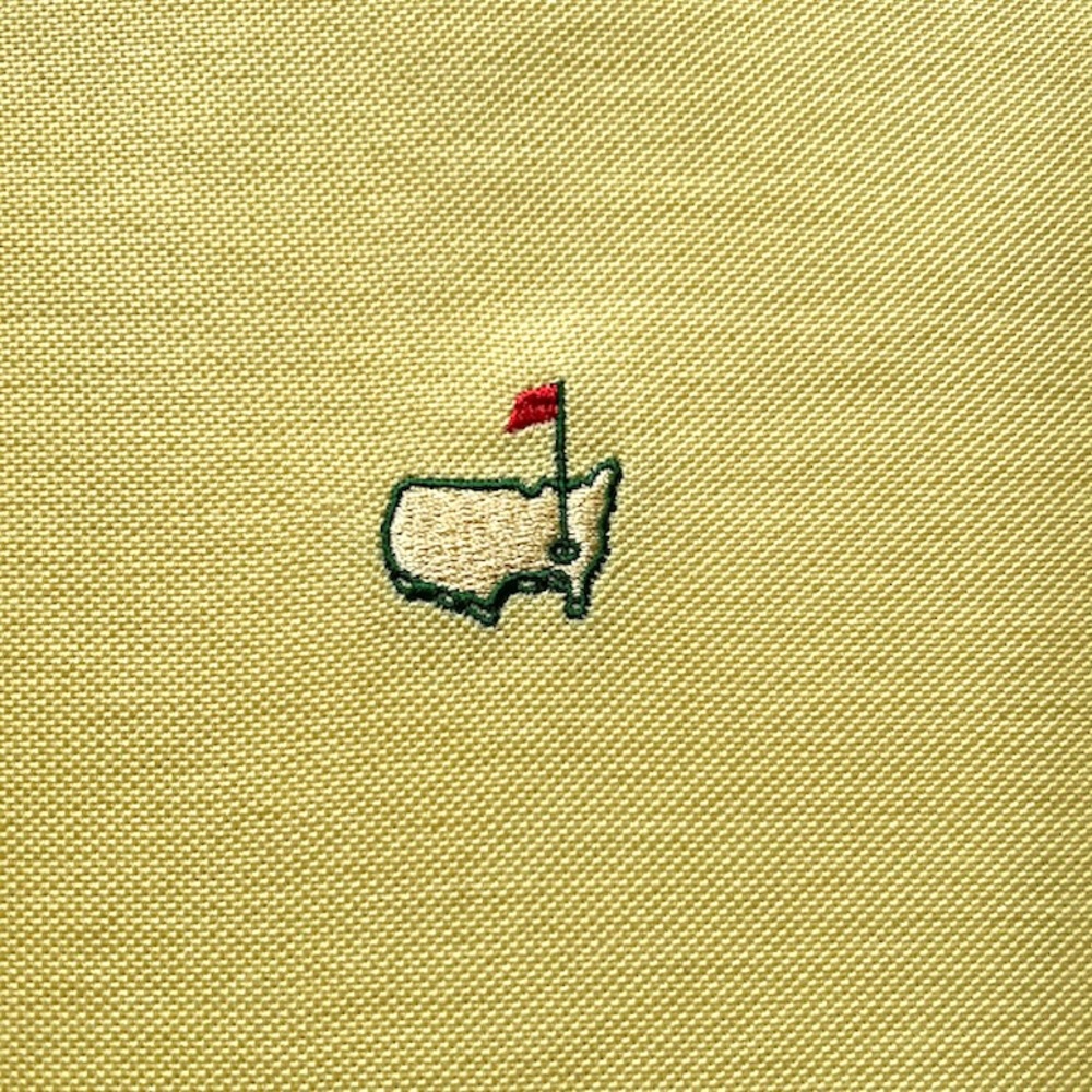 Masters Collection Polo Shirt Adult XXL 2XL Yellow Solid Short Sleeve Golf Mens - Picture 3 of 9